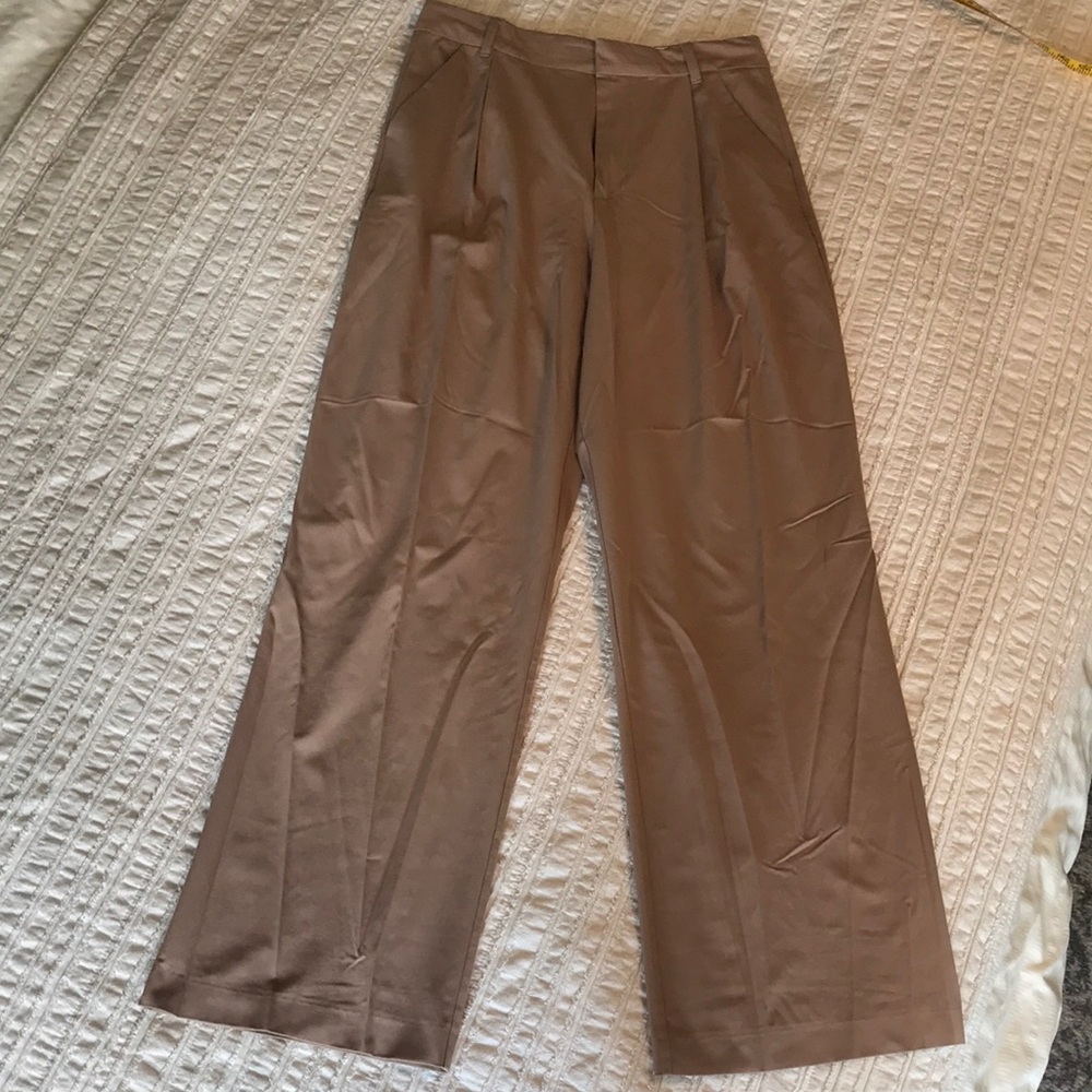 Zara Brown Wide Leg Pants